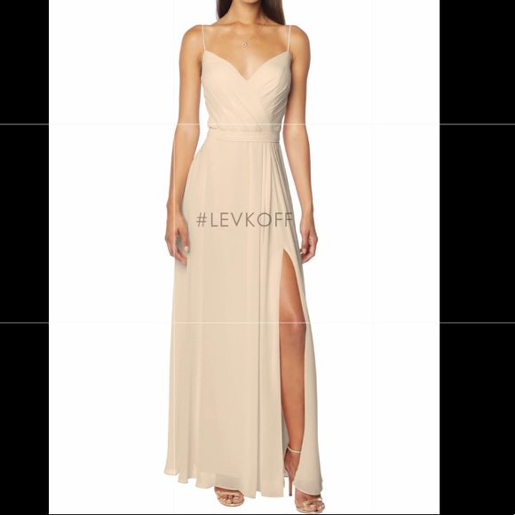 Bill Levkoff -Cashmere Bridesmaid Dress - Picture 1 of 2